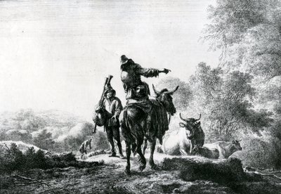 The Bag Piper by Nicolaes Pietersz. Berchem
